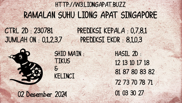 Prediksi Singapore